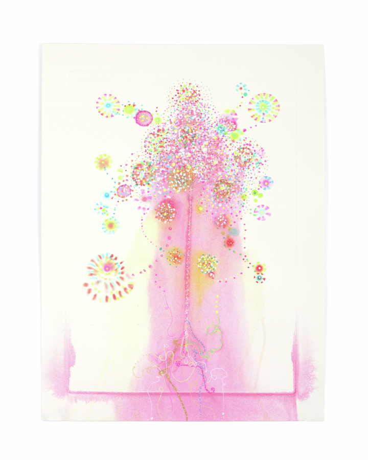 Flower Pigments Reconstructed nr.3 
(w:25 h:34 cm)